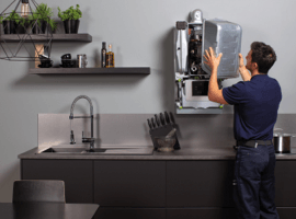Man Installing Boiler