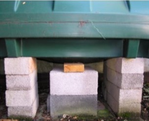 Plastic Tank Poor installation